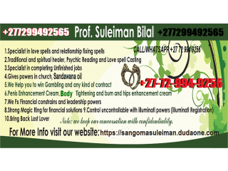 LOVE SPELLS IN DURBAN [+27-72-994-9256] TRADITIONAL HEALER SOLVED MY FINANCIAL PROBLEMS IN DURBAN, MUSCAT, AJMAN, ILLOVO, WELKOM