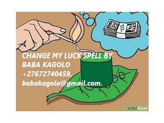 THE LUCK SPELL BY BABA KAGOLO +27672740459 IN AFRICA, THE USA, EUROPE AND OTHER PARTS OF THE WORLD.
