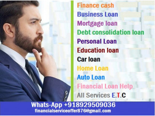 We offer financial loans +918929509036