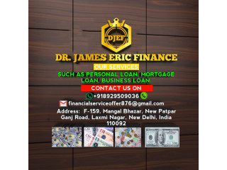 Dr. James Eric  Emergency Loan Available 918929509036
